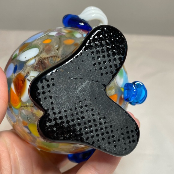 Original Vintage Round Murano Glass Clown Figurine 6" - Picture 7 of 9